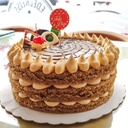 Carrot cake con crema de lúcuma